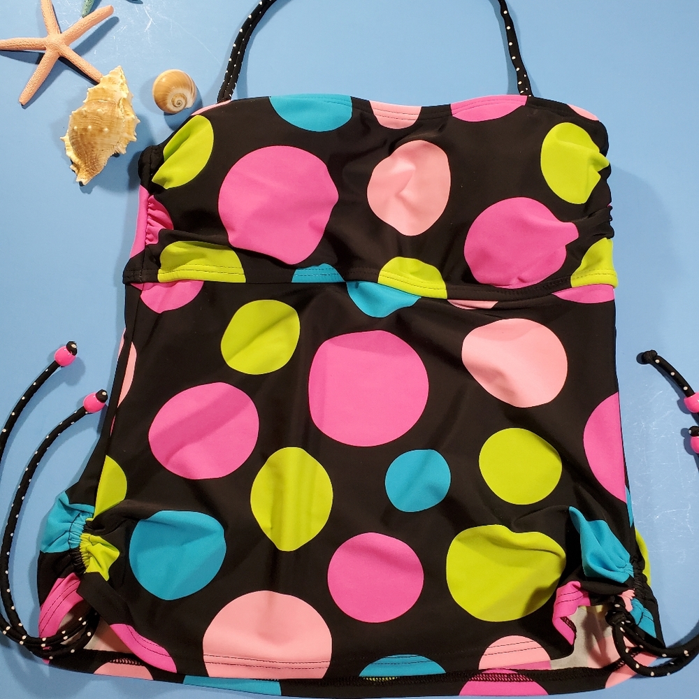 SOLDe MALIBU Swimsuit Size L Halter 'TOP only' - Picture 5 of 8